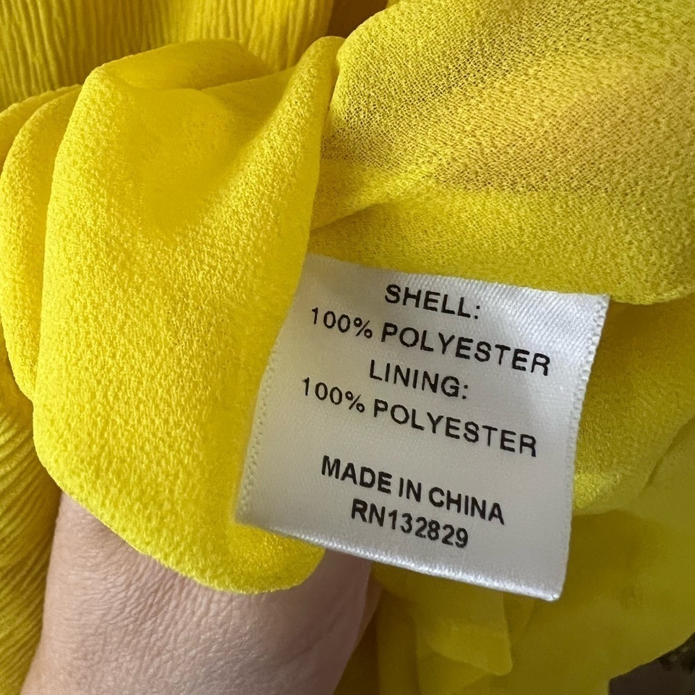 Tularosa Tinsley Dress in Vibrant Yellow - Size M - Picture 5 of 9